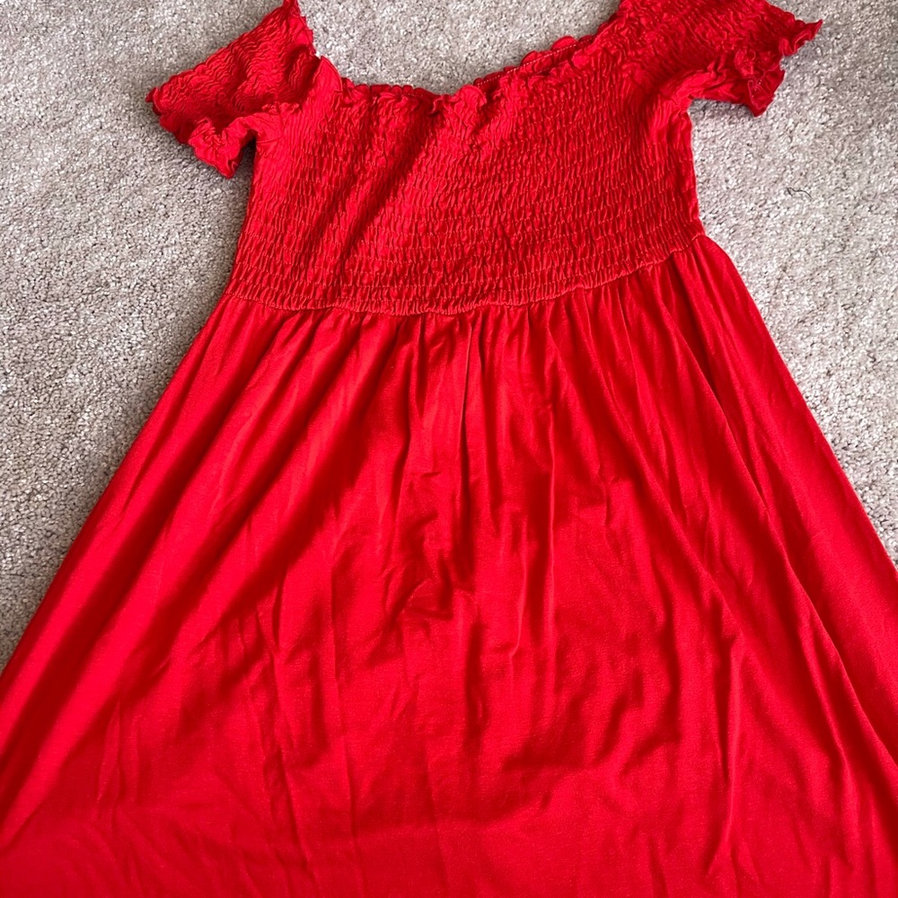 Red dress